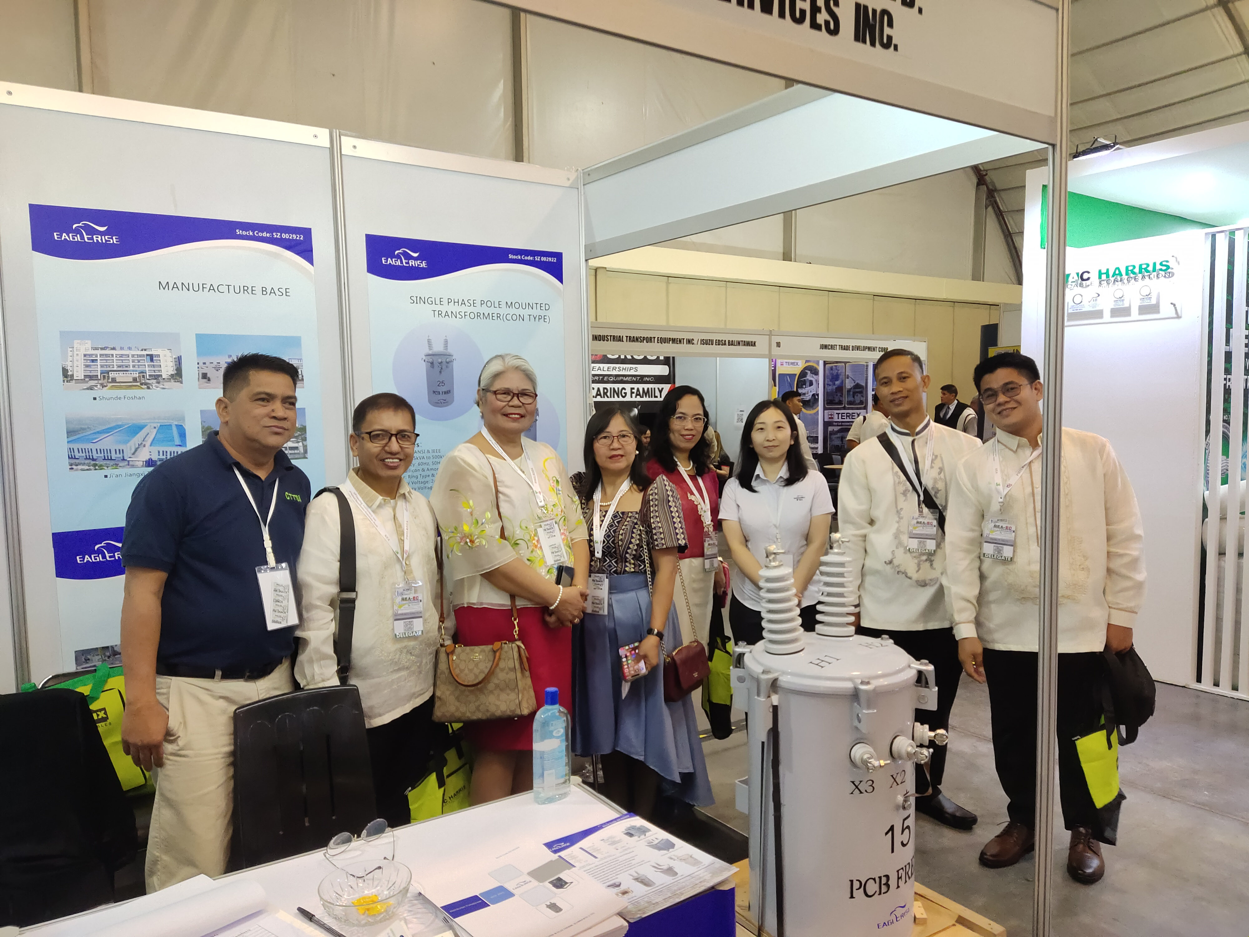 Eaglerise Au Salon International De L'industrie De L'électricité Aux Philippines 2023